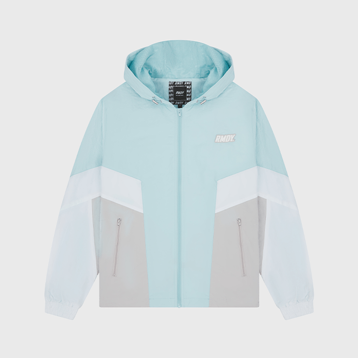 Sky Blue Panel RMDY. Windbreaker